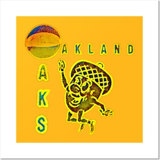 Oakland Oaks Basketball Posters and Art